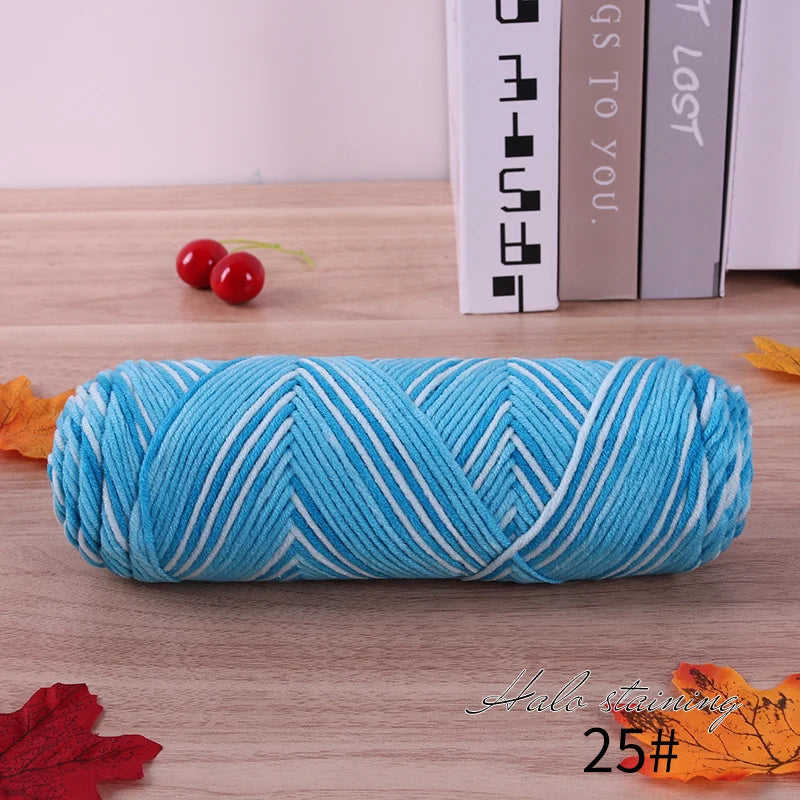 Yarn, Multicolor for Handmade Sweaters, Scarves, Blankets & Crochet Crafts