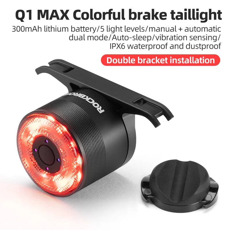 ROCKBROS Bicycle Tail Light Smart Premium Quality Replacement Accessory