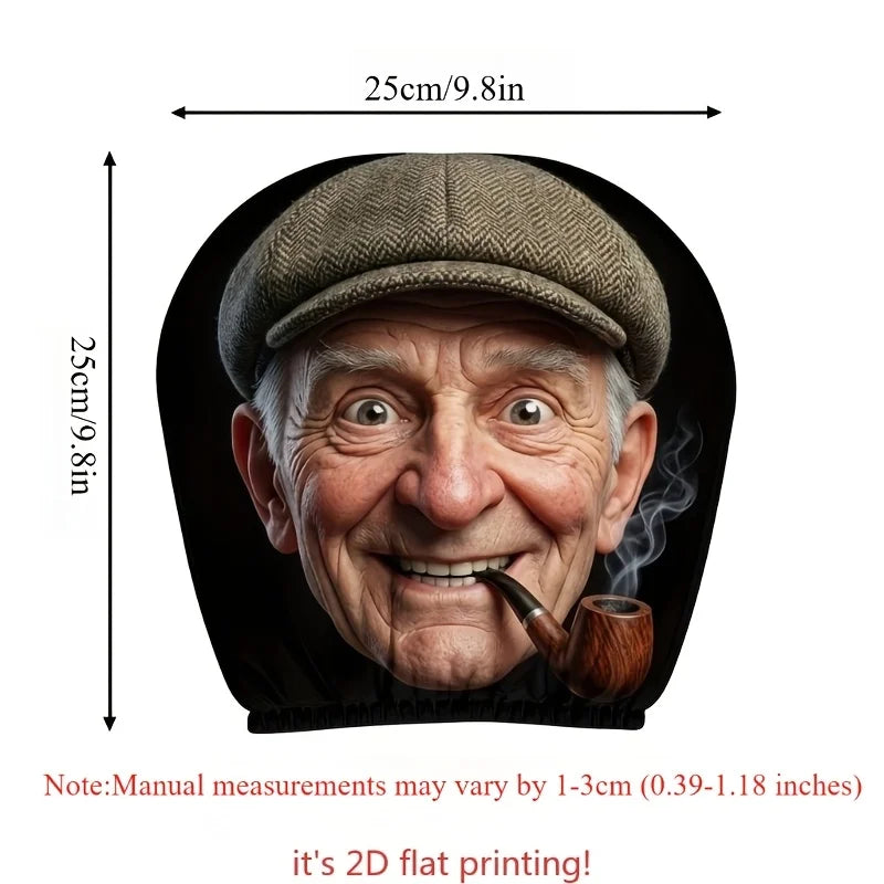 Headrest Covers Featuring a Humorous Premium Quality Replacement Accessory