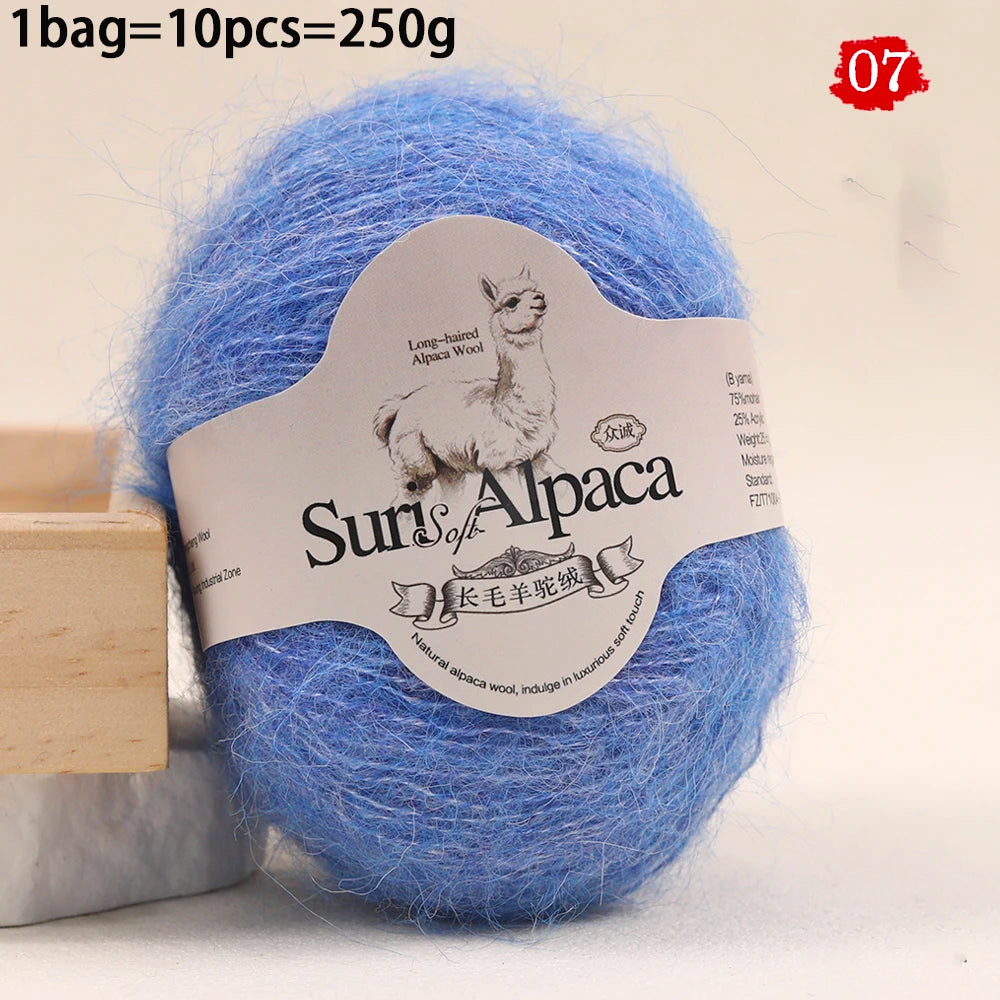 Yarn, Long-Pile Multicolor for Sweaters, Gloves, Shawls & Decorative Crafts