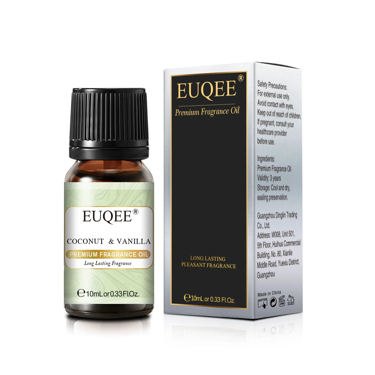 EUQEE 10ml Premium Fragrance Oil — 13 Scents for Candles, Soap & Crafts