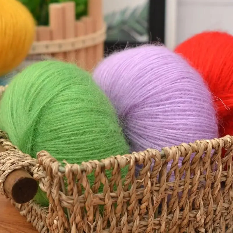 Yarn, Mohair Blend for Hand Knitting, Crochet & Creative Needlecraft Projects