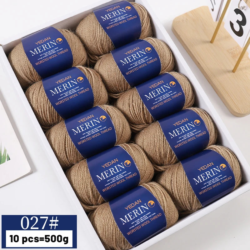 Yarn, Fine for Hand Knitting Sweaters, Scarves, Hats & Winter Accessories