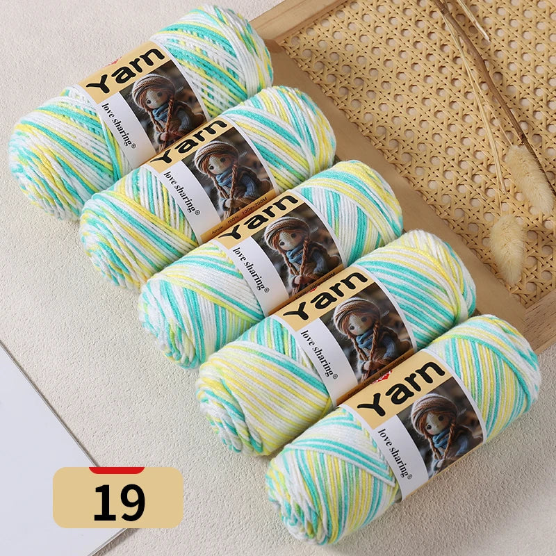 Yarn, Rainbow Gradient for Sweaters, Scarves, Hats & Handmade Blankets