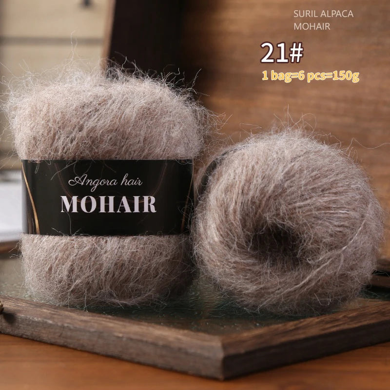 Yarn, Colorful for Crochet Sweaters, Openwork Coats, Hats & Shawls