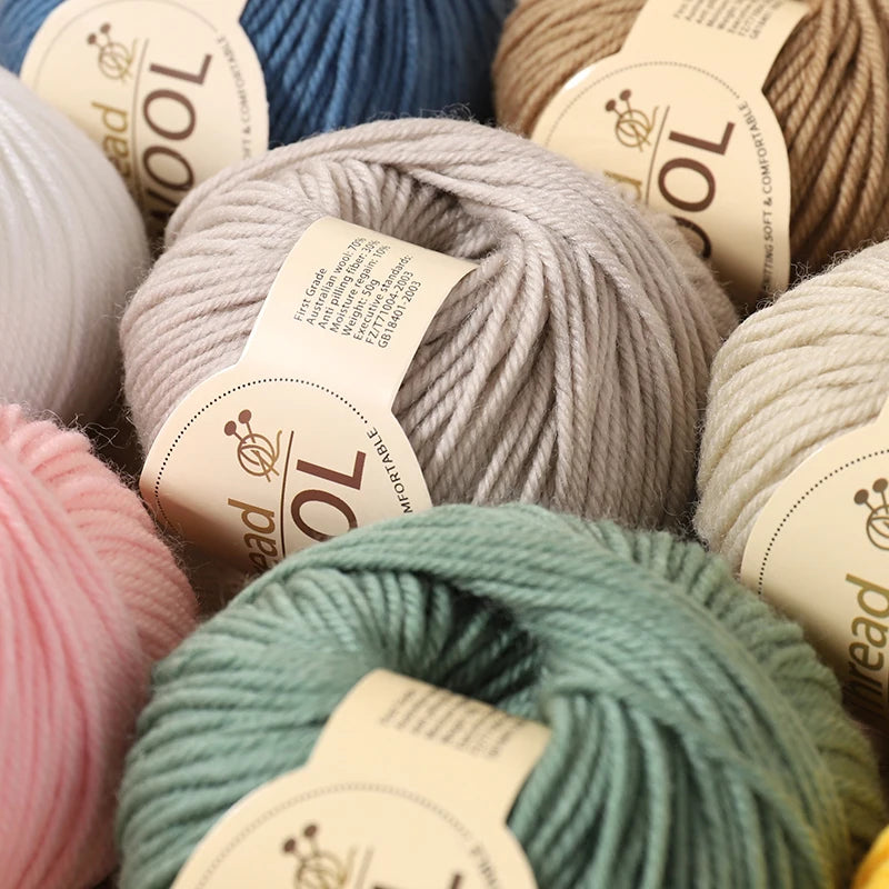 Yarn, Medium-Thick for Sweaters, Scarves, Gloves, Socks, Shawls & Coats