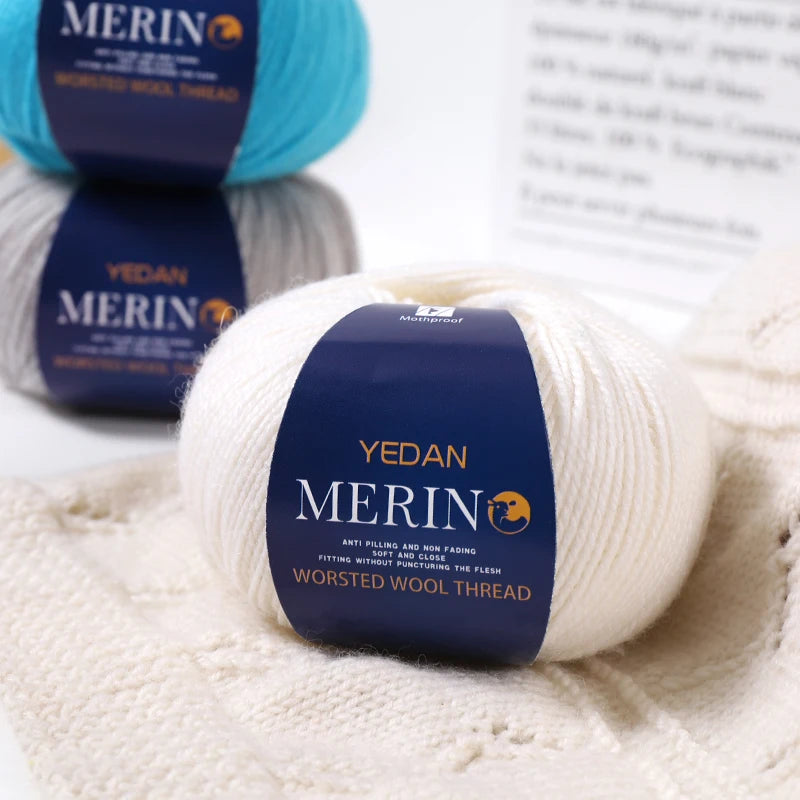 Yarn, Fine for Hand Knitting Sweaters, Scarves, Hats & Winter Accessories