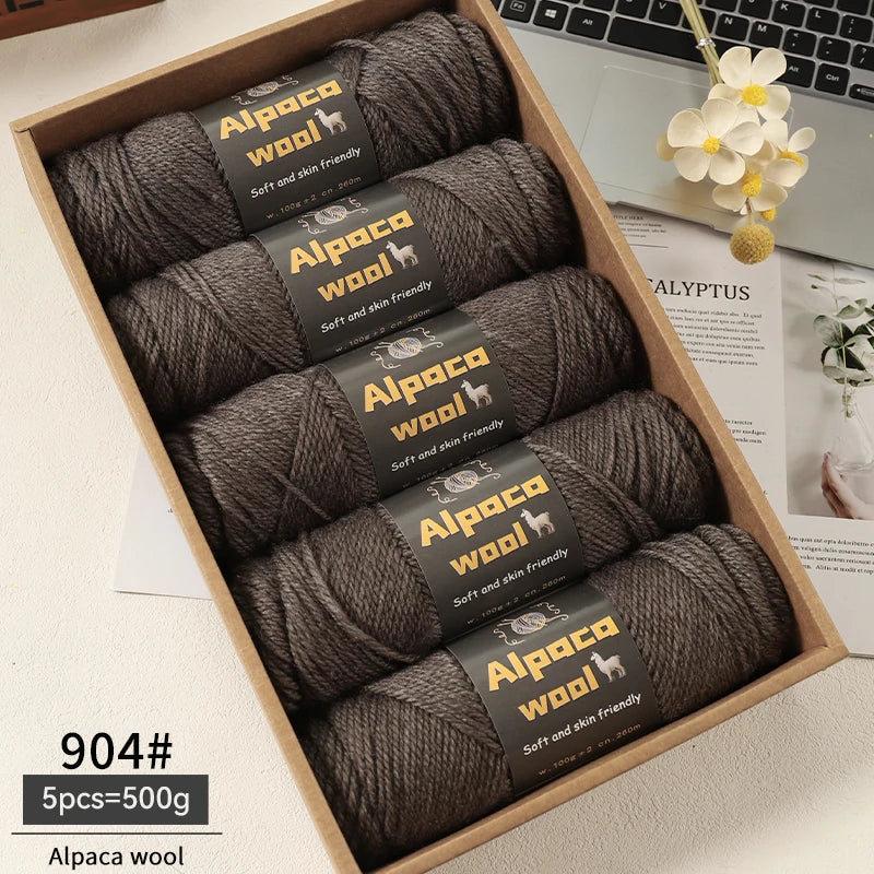 Yarn, Chunky for Knitting Sweaters, Coats, Hats, Gloves & Leg Warmers