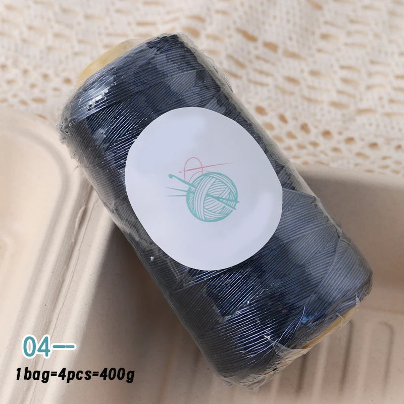 Yarn, Shiny Core-Spun for Bags, Storage Baskets, Slippers & Craft Projects