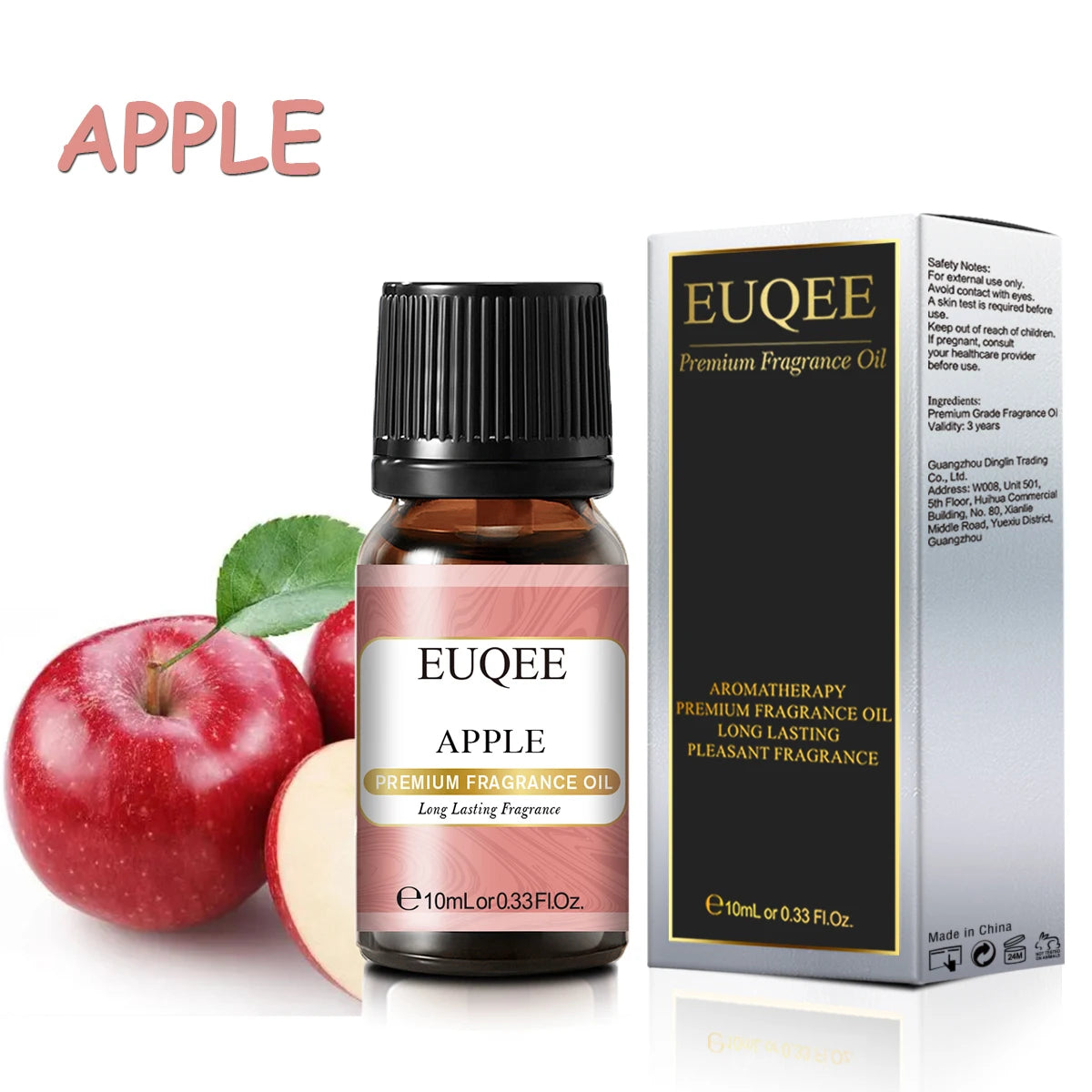 EUQEE 10ml Sweet Fruit Fragrance Oil — 8 Scents for Candles & Soap