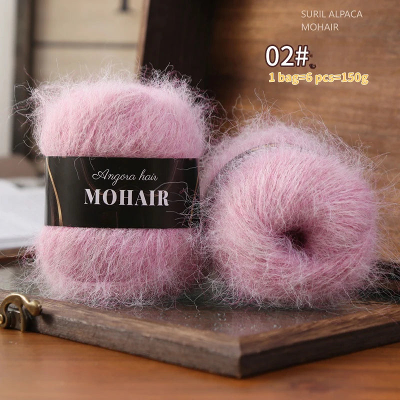 Yarn, Colorful for Crochet Sweaters, Openwork Coats, Hats & Shawls