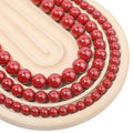 Stone Beads Cinnabar-Style Jade-Style Purple Golden Emperor Realgar Craft Beads