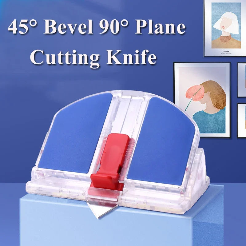 Mat Cutter for Picture Framing 45 Degree Bevel and 90 Degree Straight Cut Tool