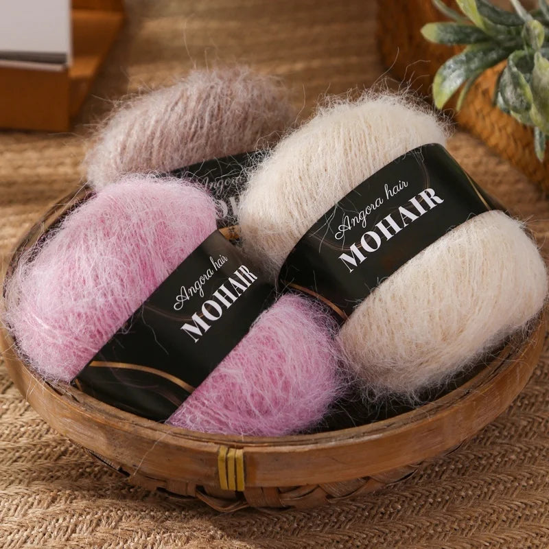 Yarn, Colorful for Crochet Sweaters, Openwork Coats, Hats & Shawls