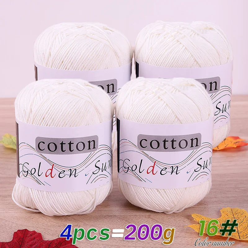 Yarn, Medium-Fine for Crochet Sweaters, Vests, Hats & Small Blankets
