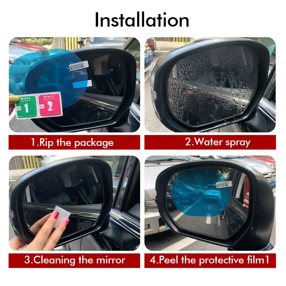 Car Rainproof Film 2 Auto Premium Quality Replacement Accessory