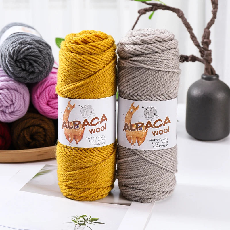 Yarn, Thick for Hand Knitting Coats, Sweaters, Gloves & Cozy Accessories