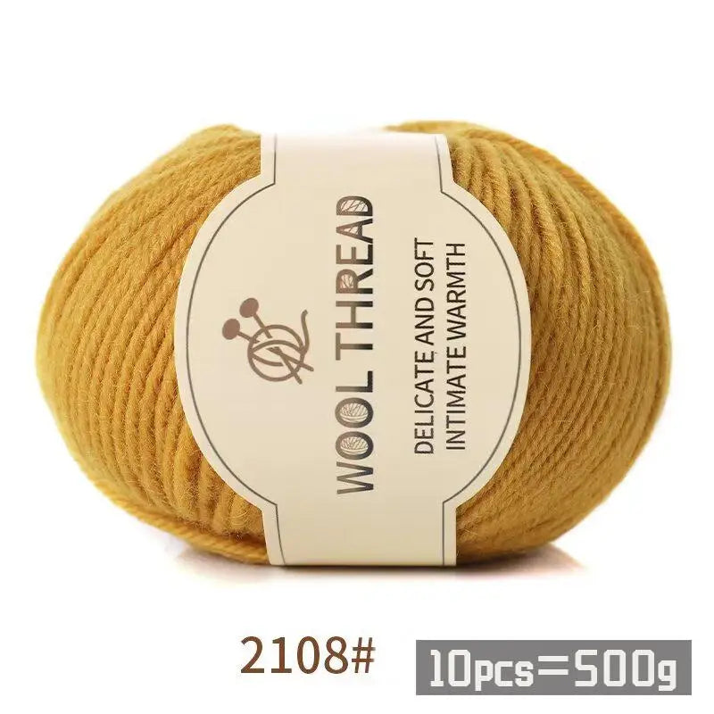 Yarn, Medium-Coarse for Handmade Sweaters, Scarves, Hats & Winter Knitwear