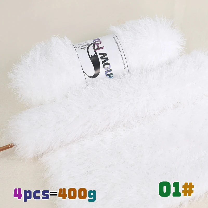 Yarn, Faux Fur Eyelash Texture for Knitting Coats, Scarves, Hats & Vests
