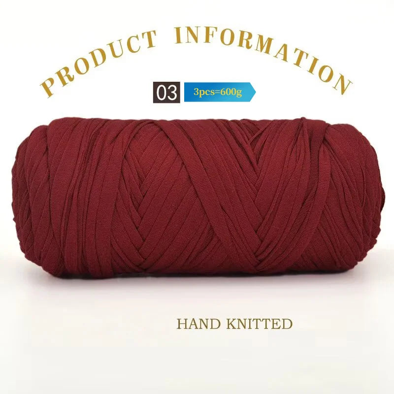 Yarn, Fabric Strip for Crochet Bags, Slippers, Hats, Cushions & Baskets