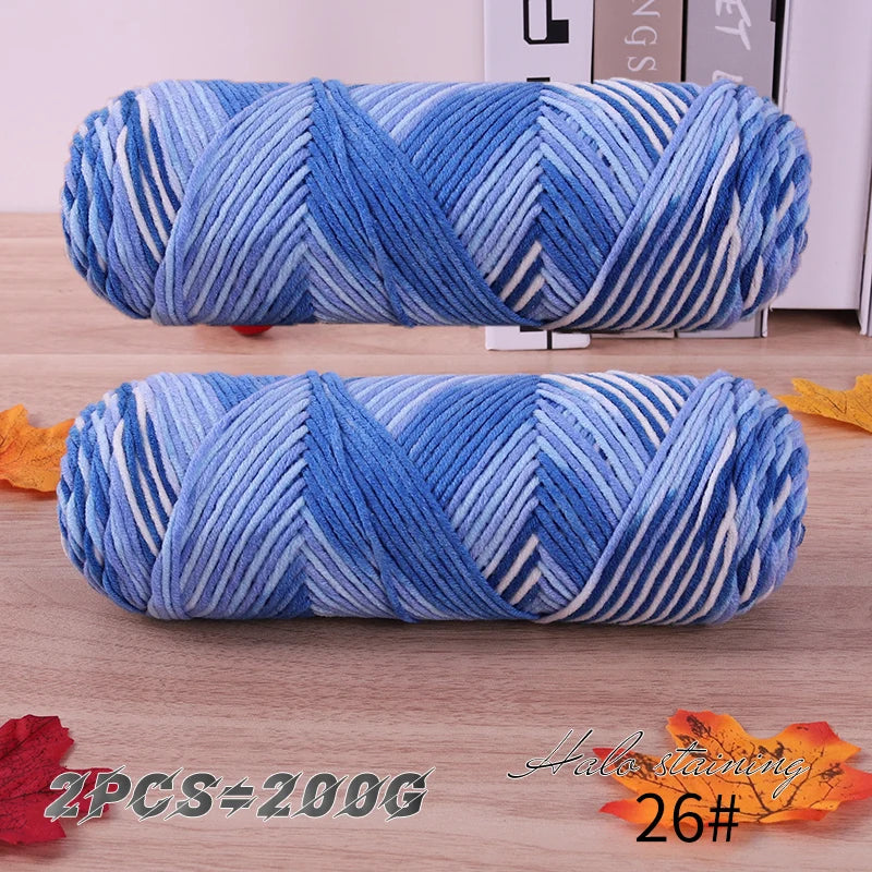 Yarn, Colorful for Hand Knitting Scarves, Sweaters & Crochet Projects