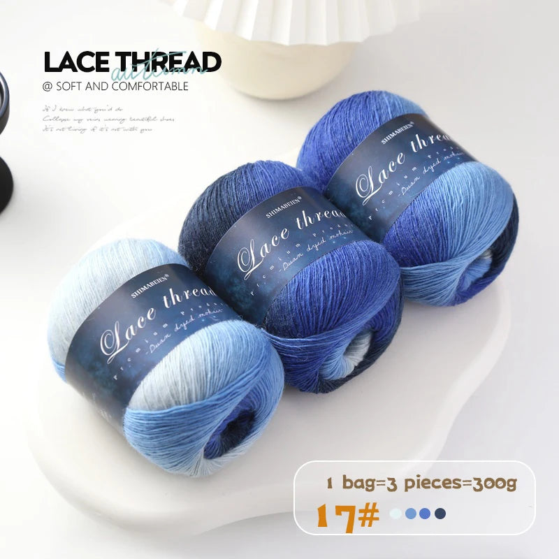 Yarn, Rainbow Gradient for Handmade Shawls, Hats, Scarves & Sweaters