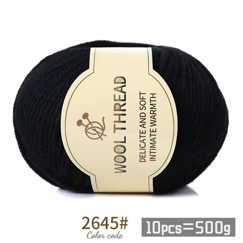 Yarn, Medium-Coarse for Handmade Sweaters, Scarves, Hats & Winter Knitwear