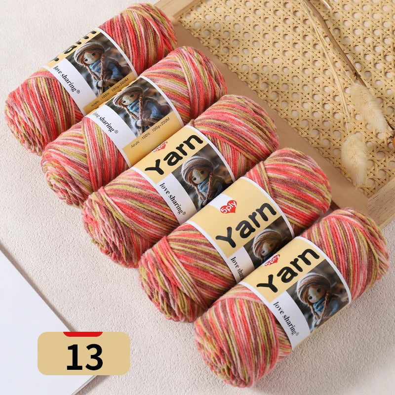 Yarn, Rainbow Gradient for Sweaters, Scarves, Hats & Handmade Blankets