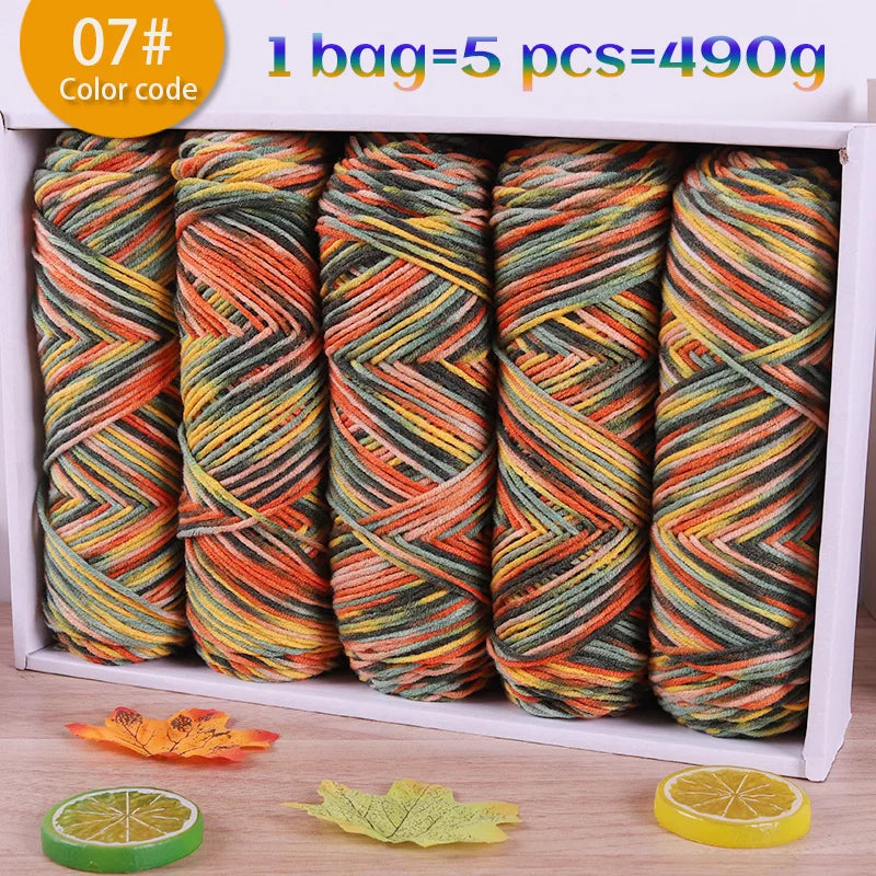 Yarn, Color Gradient for Knitting Sweaters, Scarves, Hats & Handmade Gifts