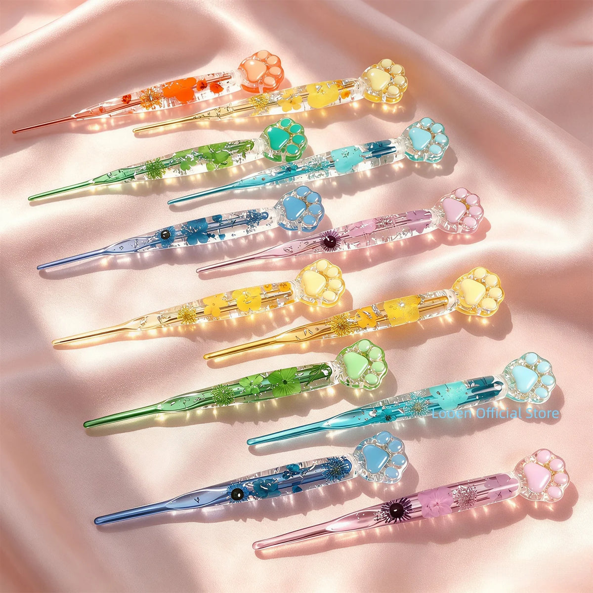 Crochet Hooks, Macaron Cat Paw Handles for Handmade Yarn & Craft Projects