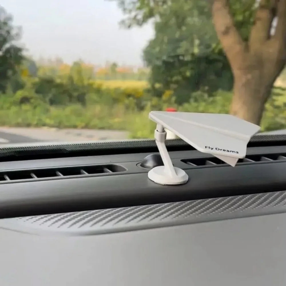 Unique Auto Turning Airplane Model Car Dashboard Ornament Decoration