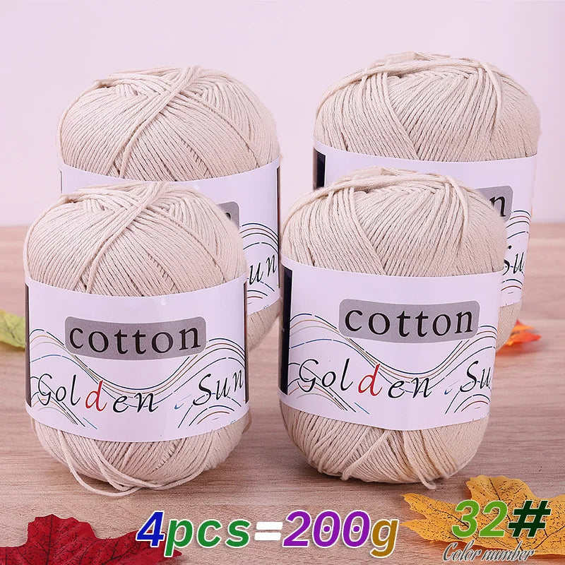 Yarn, Medium-Fine for Crochet Sweaters, Vests, Hats & Small Blankets