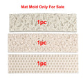Silicone Embossing Mat for 1.2L Wooden Loaf Soap Mold Rose Honeycomb Bee Texture Liner DIY Handmade Soap Making Tool