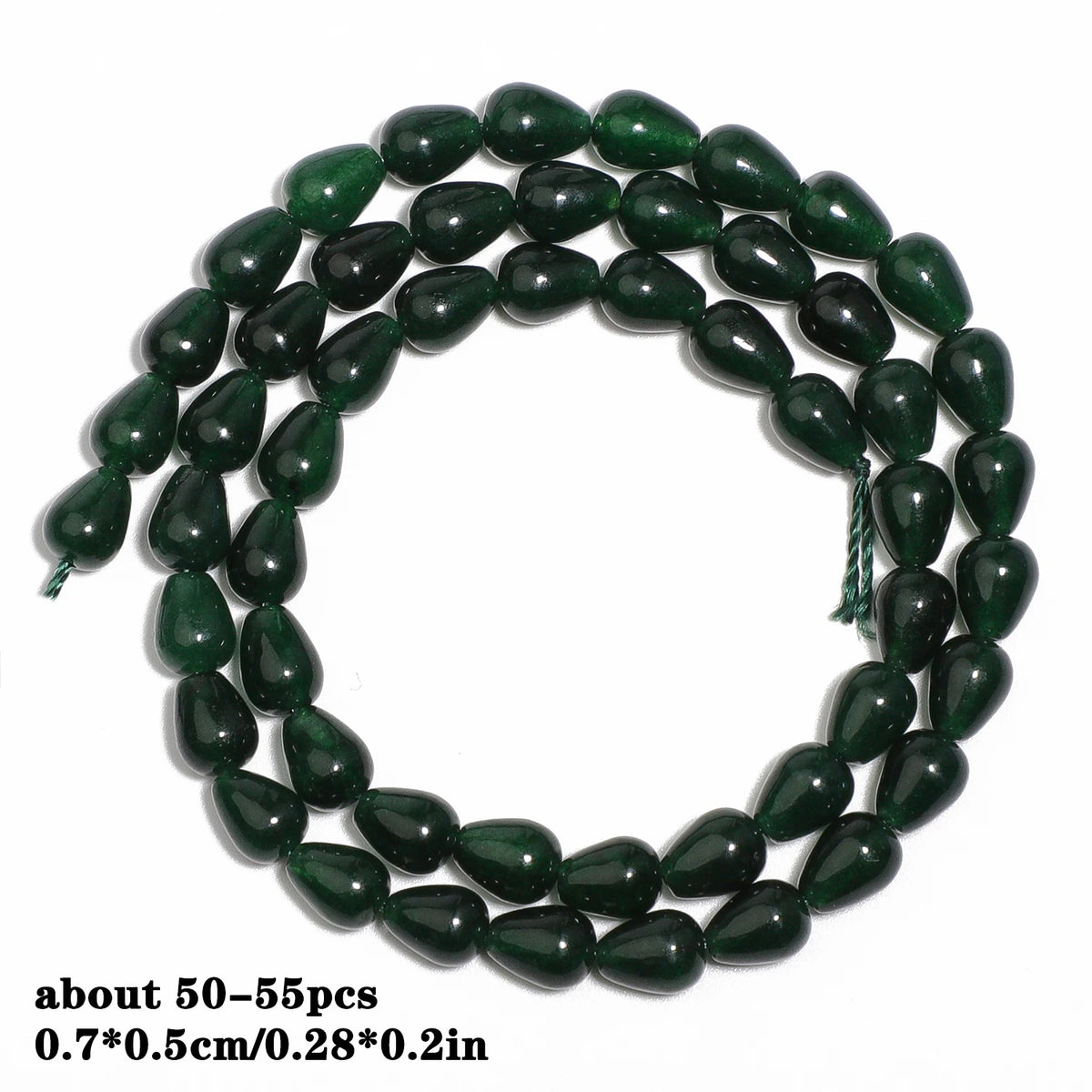 Stone Beads Green Chalcedony-Style Mixed Shapes for DIY Jewelry Making