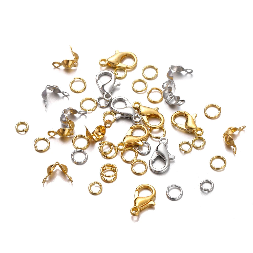 Jewelry Making Kits Alloy Set Earring Kit Lobster Clasp Open Jump Craft Supplies