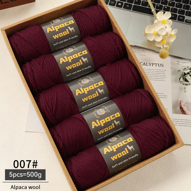 Yarn, Chunky for Knitting Sweaters, Coats, Hats, Gloves & Leg Warmers