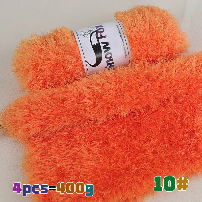 Yarn, Faux Fur Eyelash Texture for Knitting Coats, Scarves, Hats & Vests