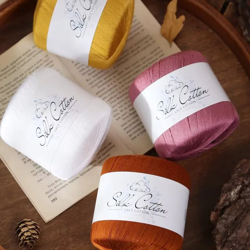 Yarn, Fine for Crochet Shawls, Openwork Sweaters, Summer Hats & Knitwear