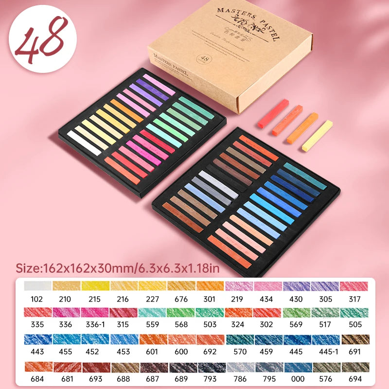 Soft Chalk Pastels, Marie's — 12, 24, 36 or 48 Colors for Artists
