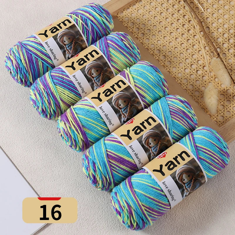 Yarn, Rainbow Gradient for Sweaters, Scarves, Hats & Handmade Blankets