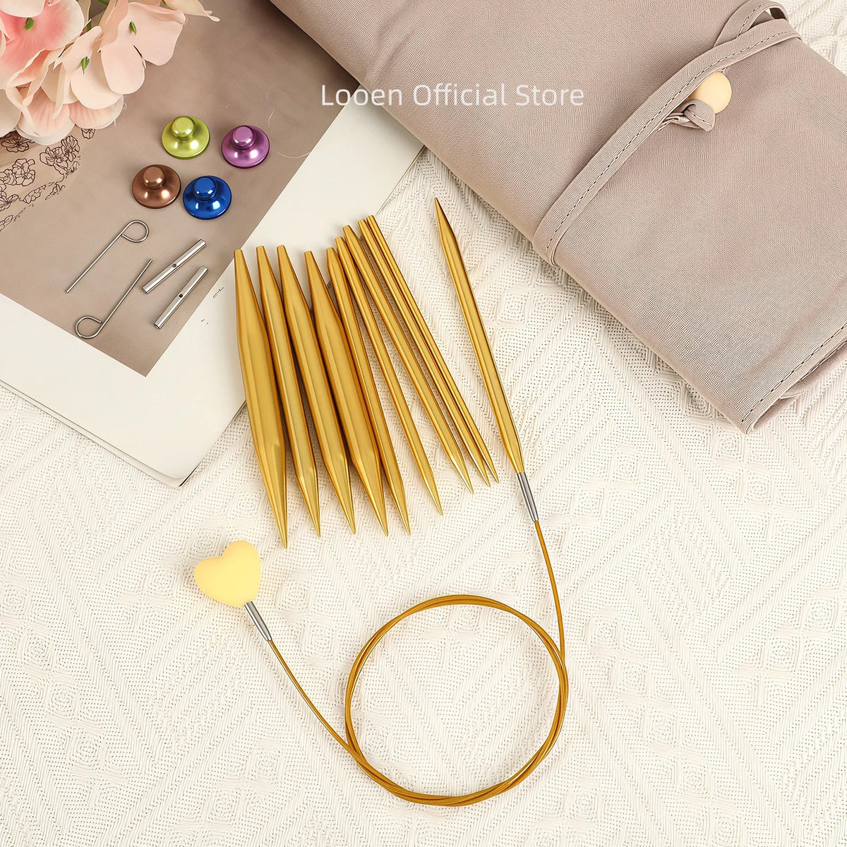 Crochet Hooks, Detachable Set with Storage Bag for Handmade Yarn Projects