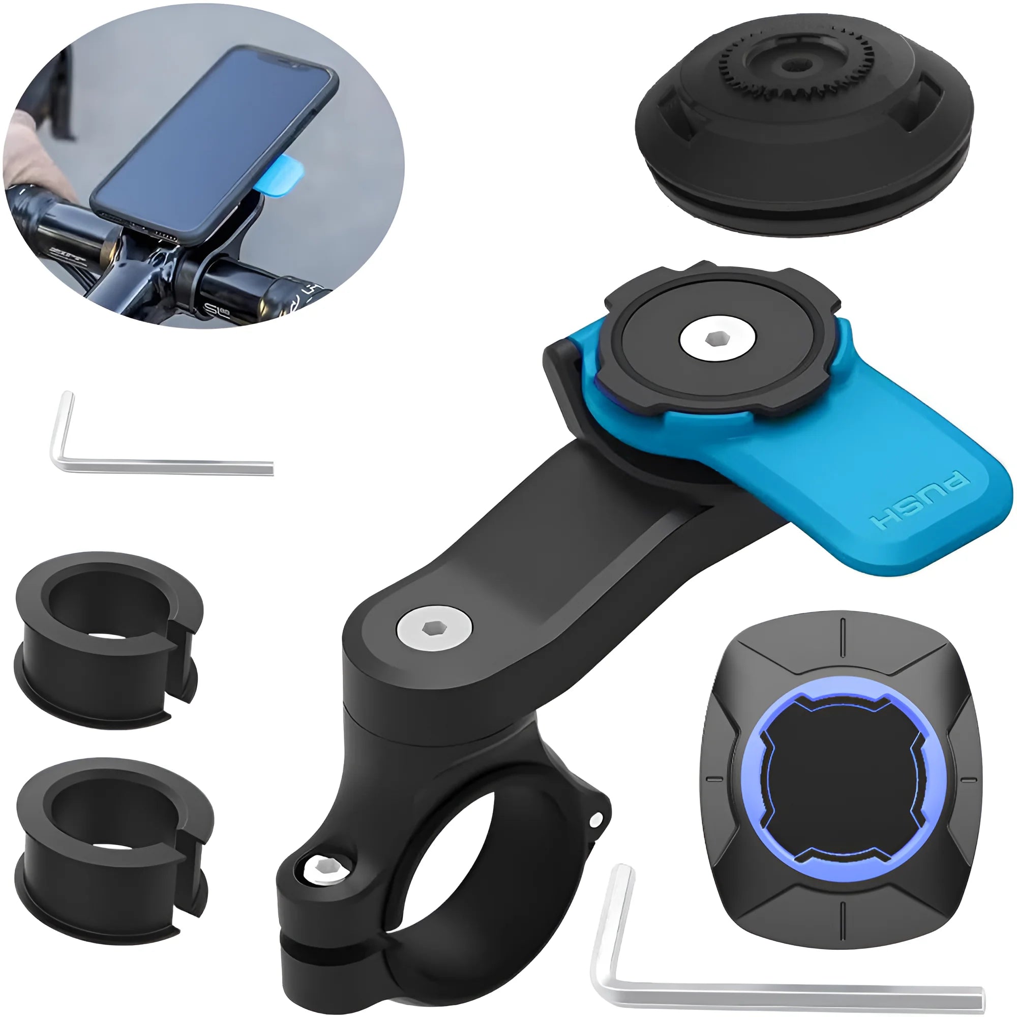 Motorcycle Phone Mount Anti-Shake Bike Premium Quality Replacement Accessory