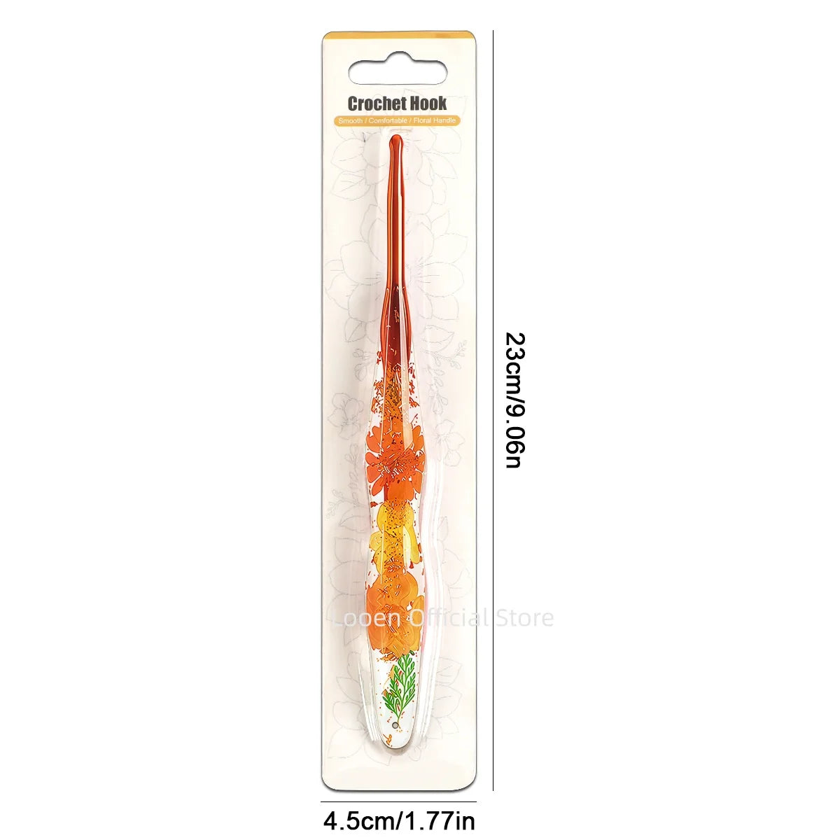 Crochet Hooks, Resin Handles for Handmade Knitting & Crochet Projects