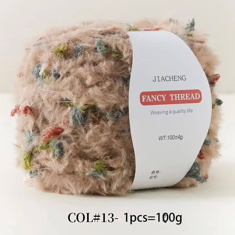 Yarn, Wide Faux Fur Texture for Knitting Coats, Scarves & Accessories