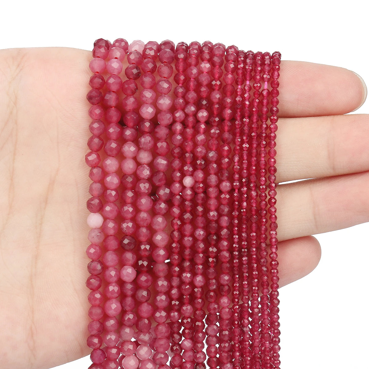 Stone Beads Tiny Faceted Blue Lapis Tourmaline Styles for DIY Jewelry Making