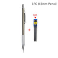 Full Metal Mechanical Pencil Set — 5 Sizes for Art & Writing