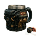 Engine Shaped Mug | Stainless Steel Liner | V6, V8 & V12 Designs | Gift
