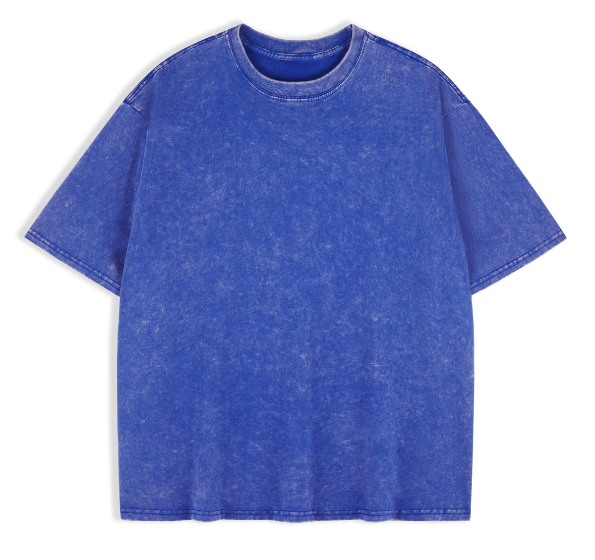 T-Shirt Unisex 230g Washed Retro Punk Drop Shoulder Vintage Loose Tee