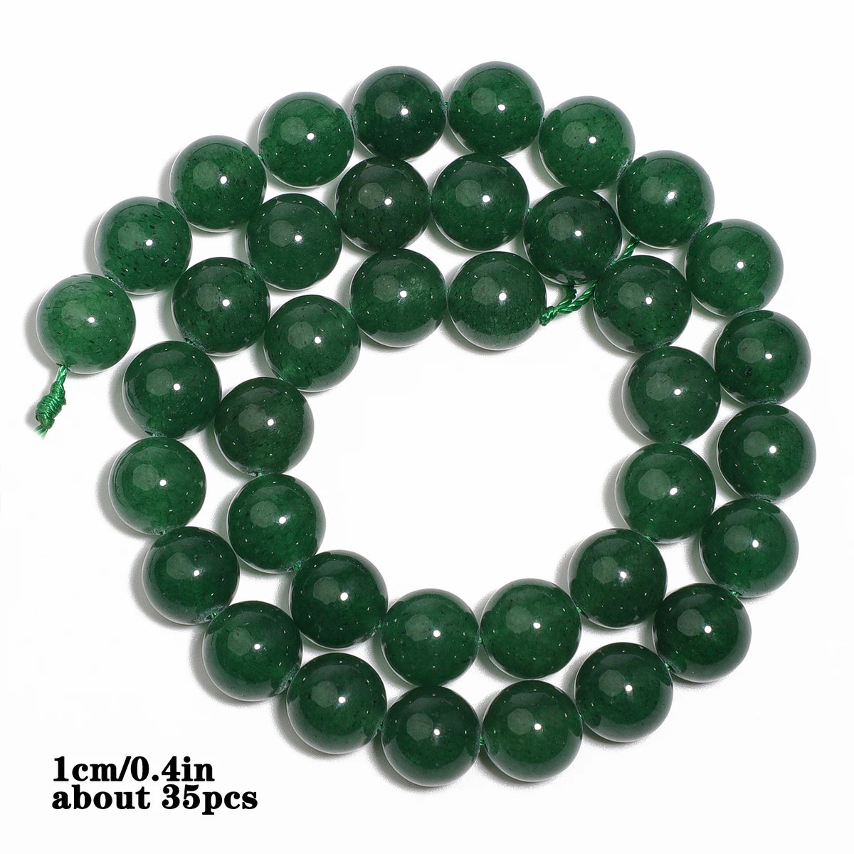 Stone Beads Green Chalcedony-Style Mixed Shapes for DIY Jewelry Making