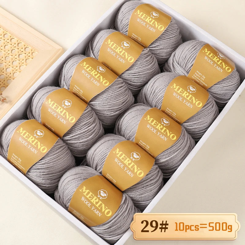 Yarn, Medium-Fine for Hand Knitting Sweaters, Scarves & Winter Hats